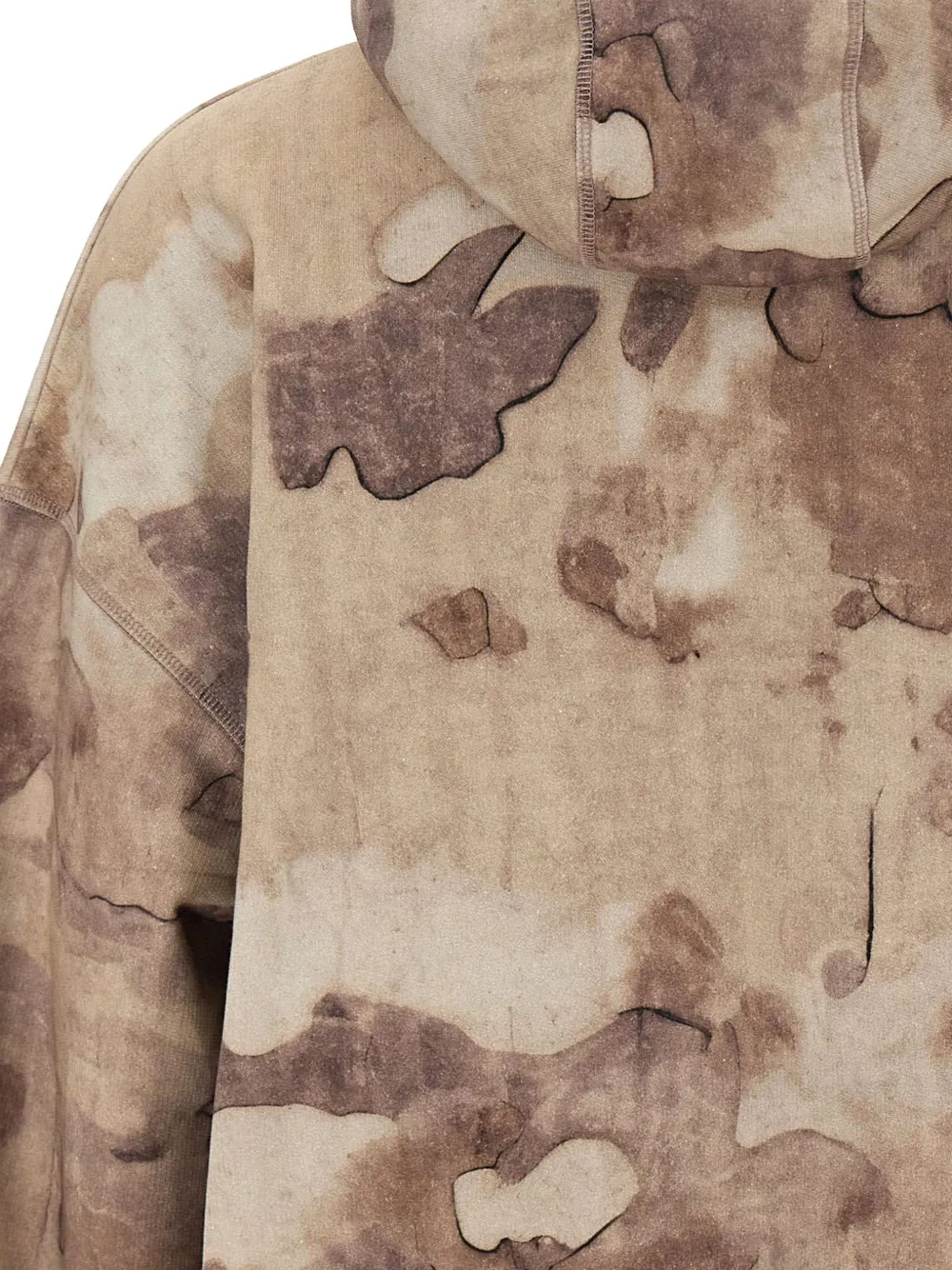 Represent Shuttle camouflage-print hoodie Beige