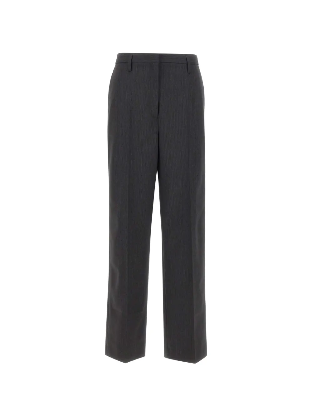 HERSKIND Powel pinstripe-pattern trousers - Gris