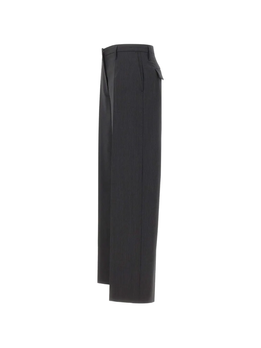 HERSKIND Powel pinstripe-pattern trousers Grijs