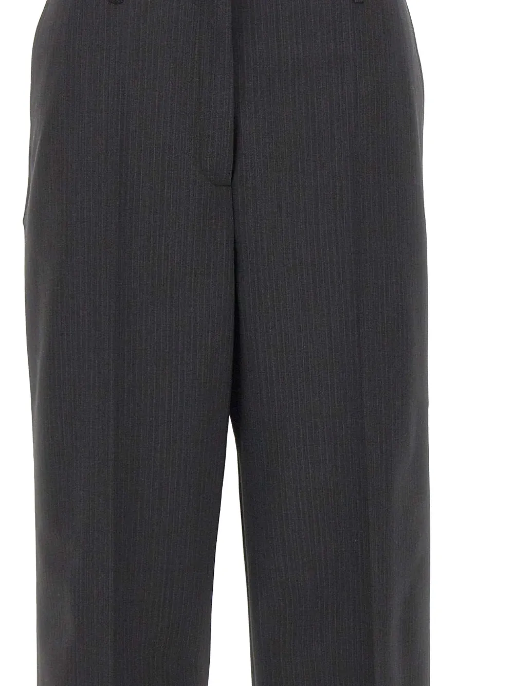 HERSKIND Powel pinstripe-pattern trousers Grijs