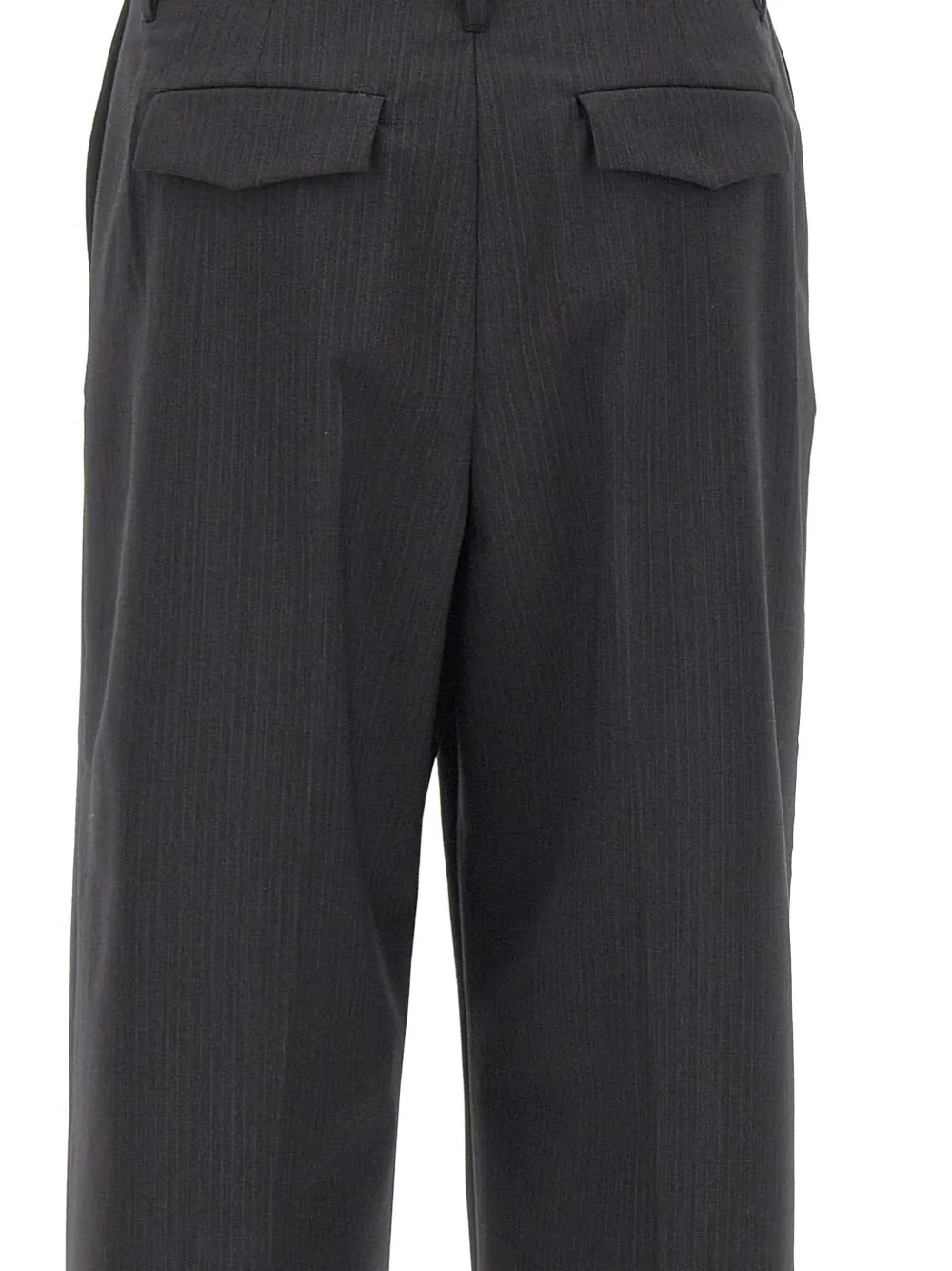 HERSKIND Powel pinstripe-pattern trousers Grijs