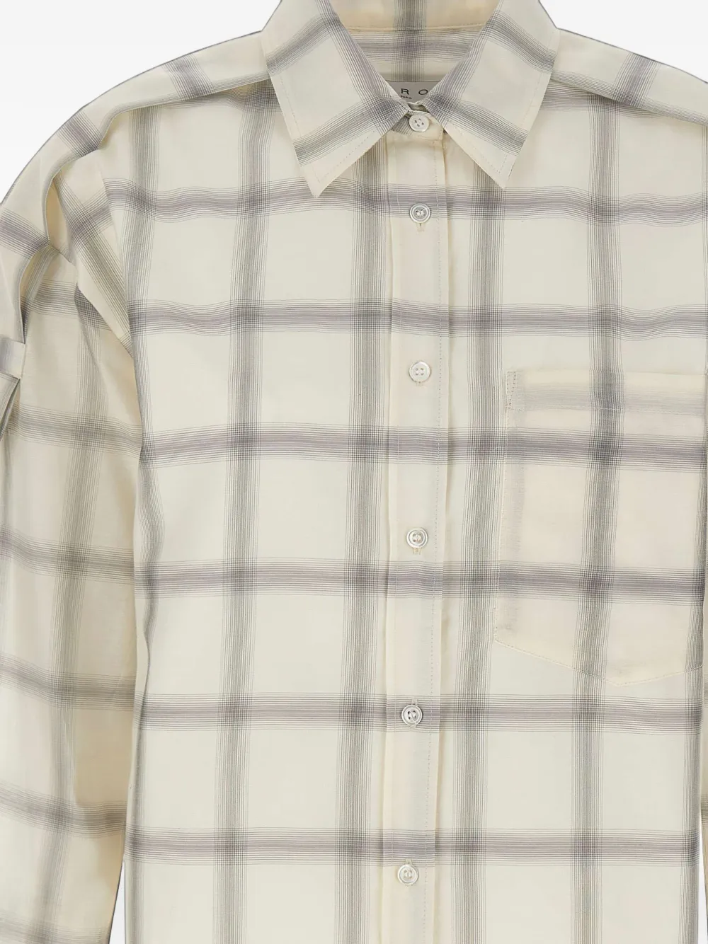 IRO Softy checked shirt Wit