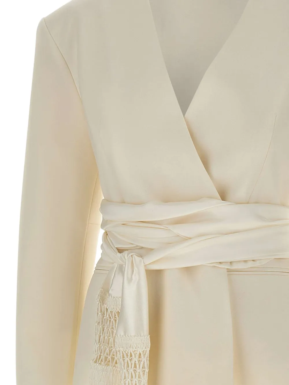 THE ANDAMANE Devina double-breasted blazer Wit