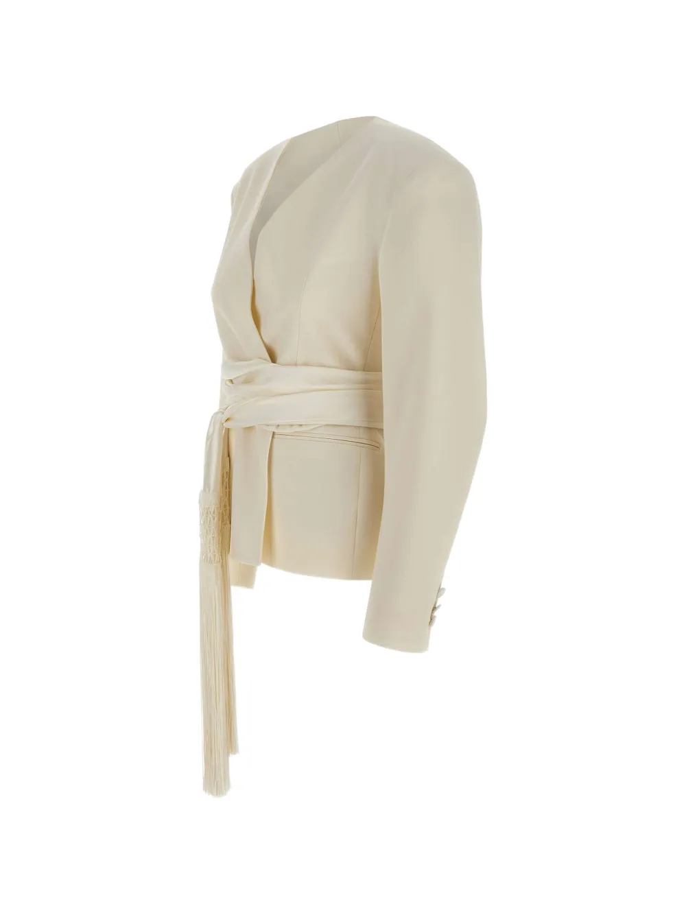 THE ANDAMANE Devina double-breasted blazer Wit