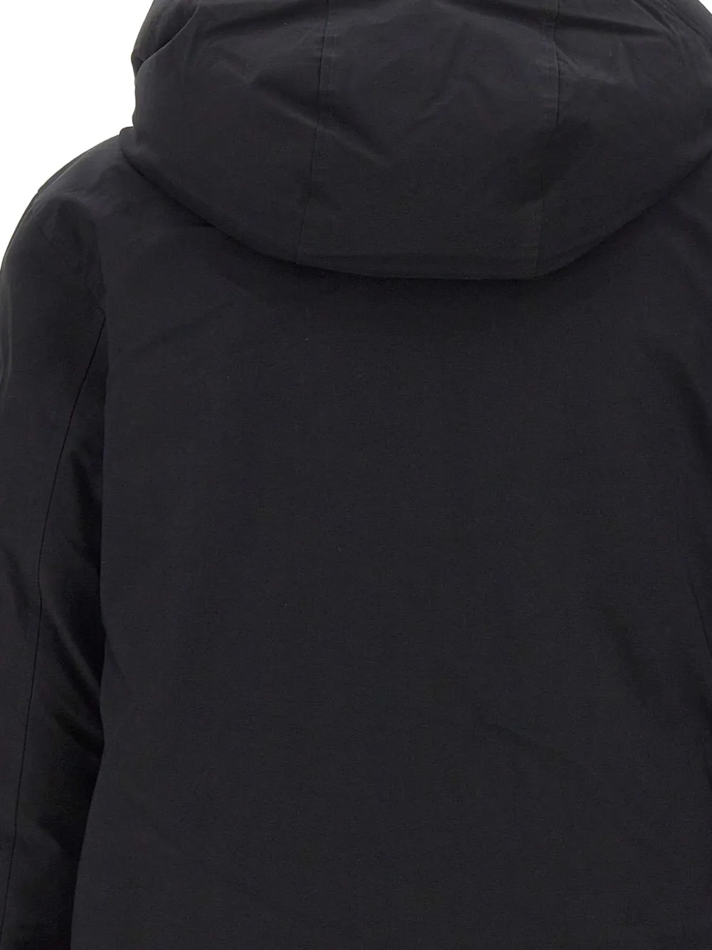 Mackage Sullivan layered hooded parka Zwart