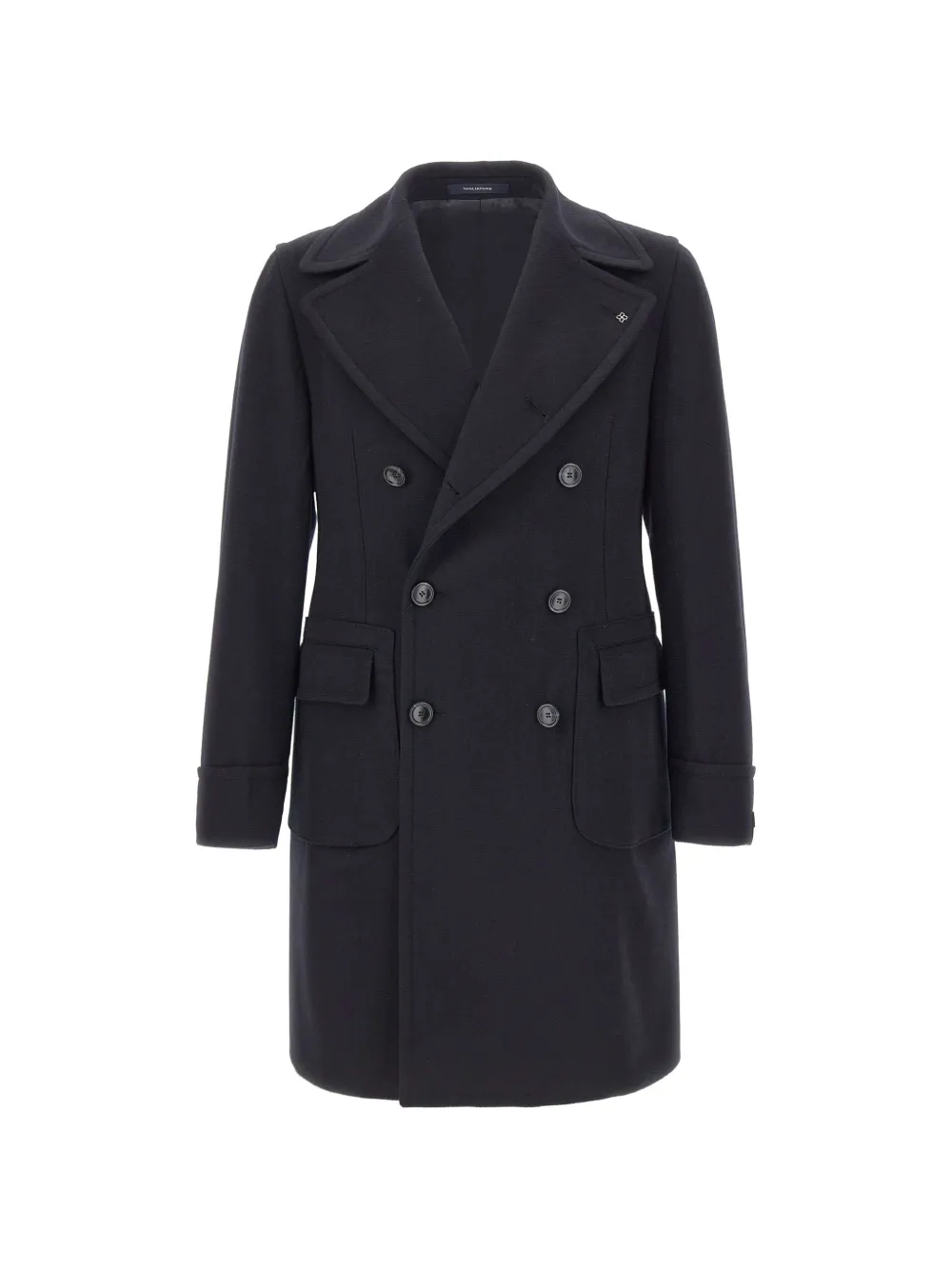 Tagliatore Carlo double-breasted wool coat - Blau
