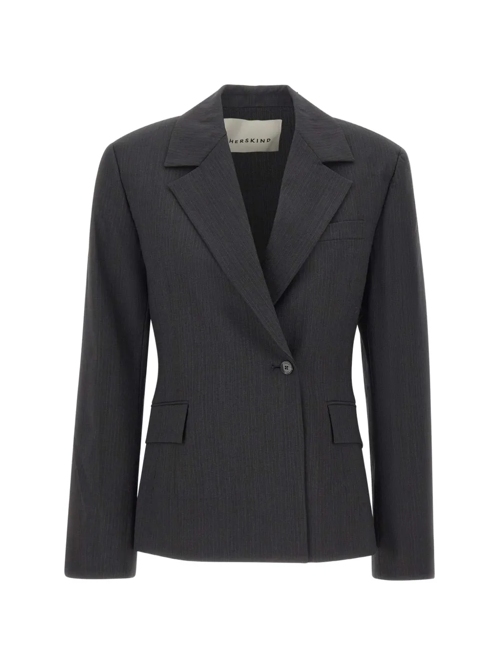 HERSKIND Wasty pinstripe blazer - Grau