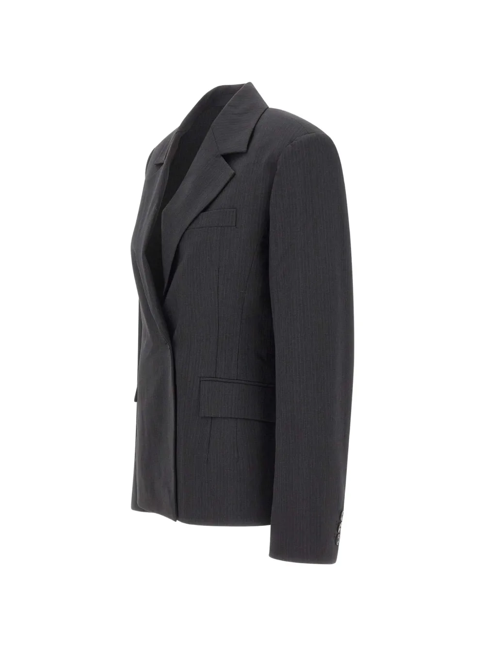 HERSKIND Wasty pinstripe blazer Grijs