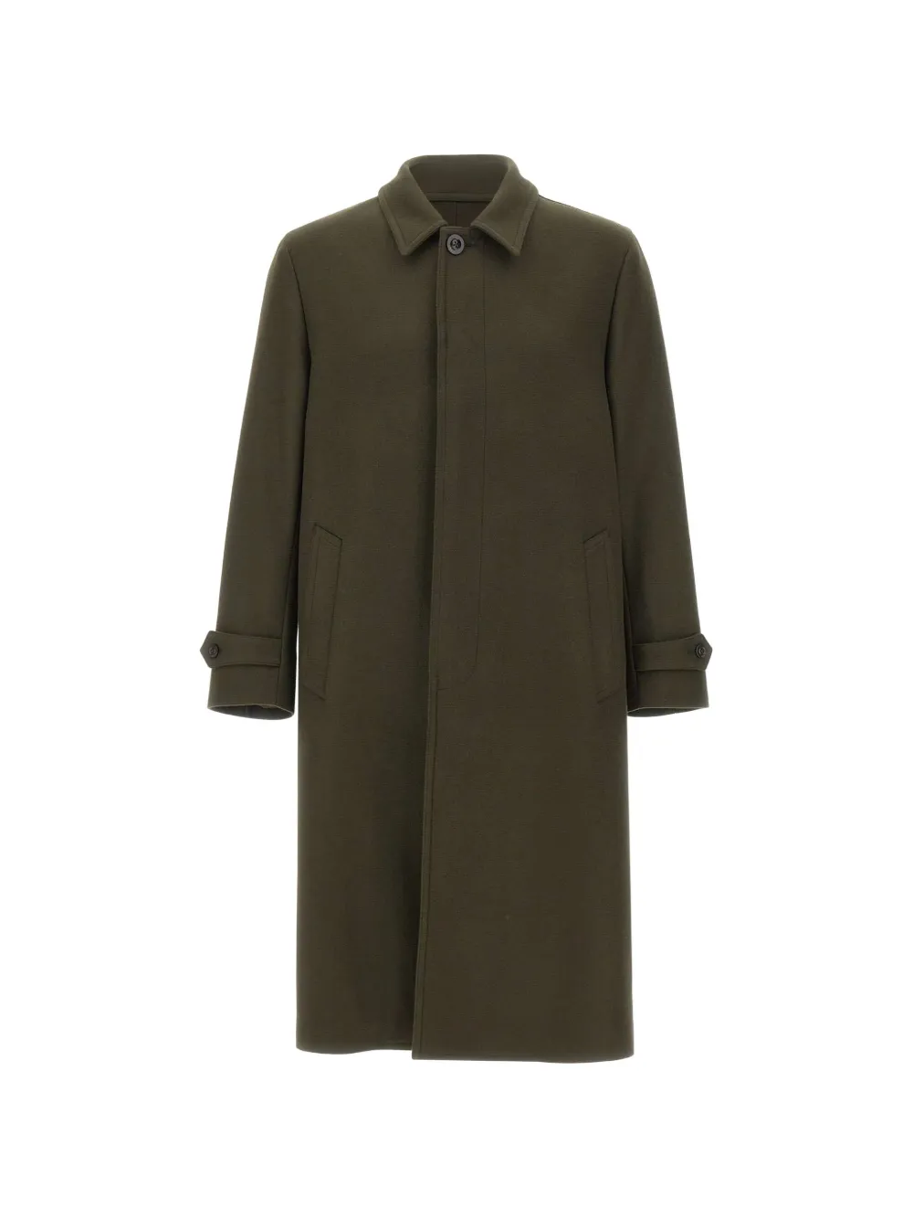 Boglioli back-pleat Loden-style coat - Grün