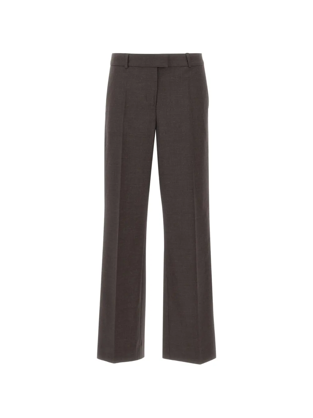 HERSKIND Jack straight-leg trousers - Marron