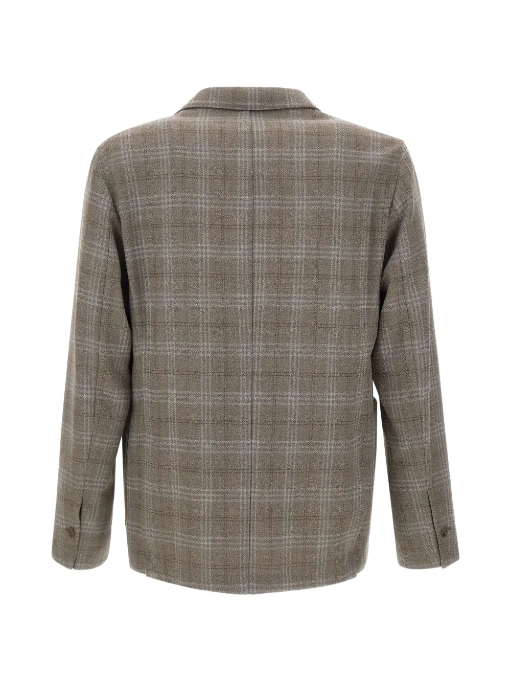 Barba Easy J Mono check-pattern blazer Bruin