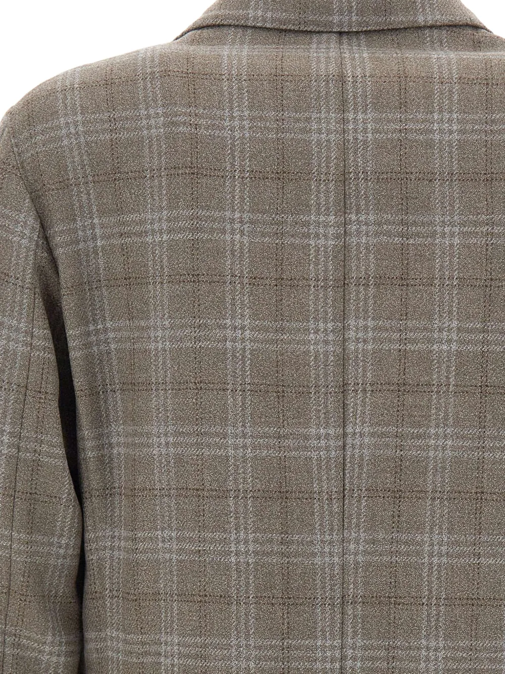 Barba Easy J Mono check-pattern blazer Bruin