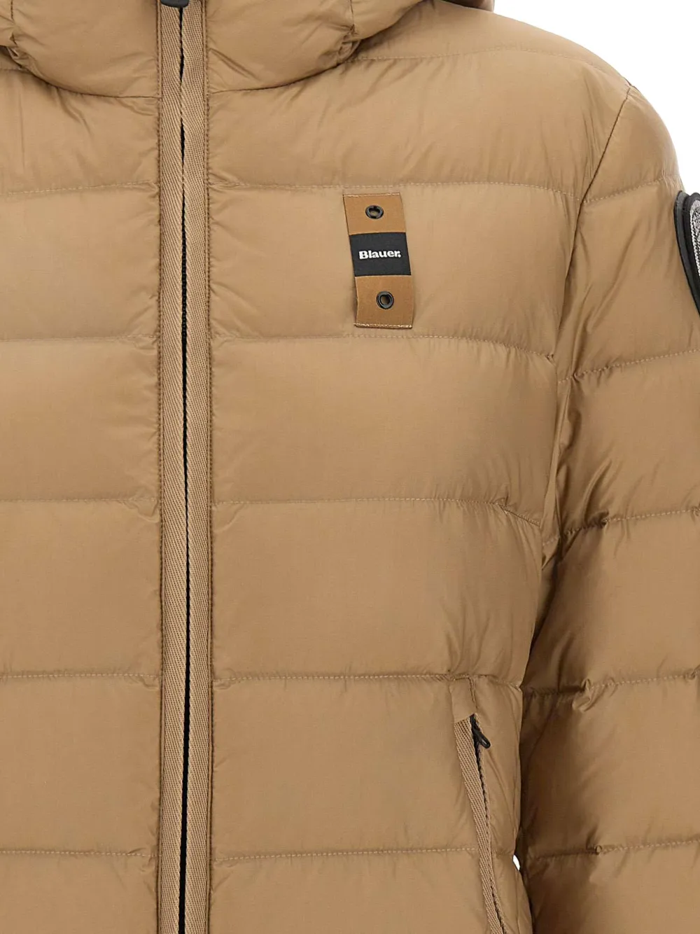 Blauer Charme quilted puffer jacket Bruin