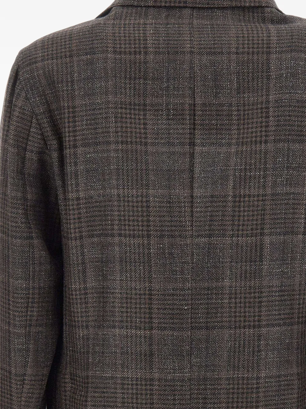 Barba Easy J Mono Prince of Wales-patterned blazer Bruin