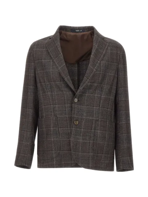 Barba Easy J Mono Prince of Wales-patterned blazer