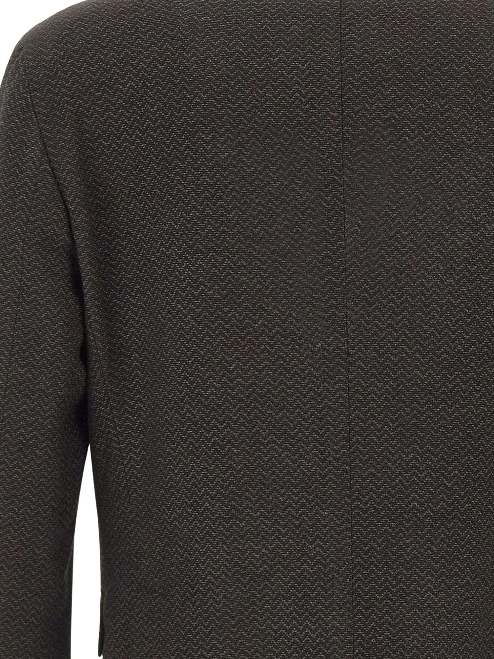 Tagliatore zigzag-textured peak-lapel blazer Bruin