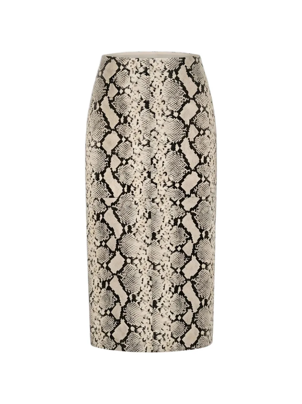Róhe snakeskin-effect midi skirt - Toni neutri