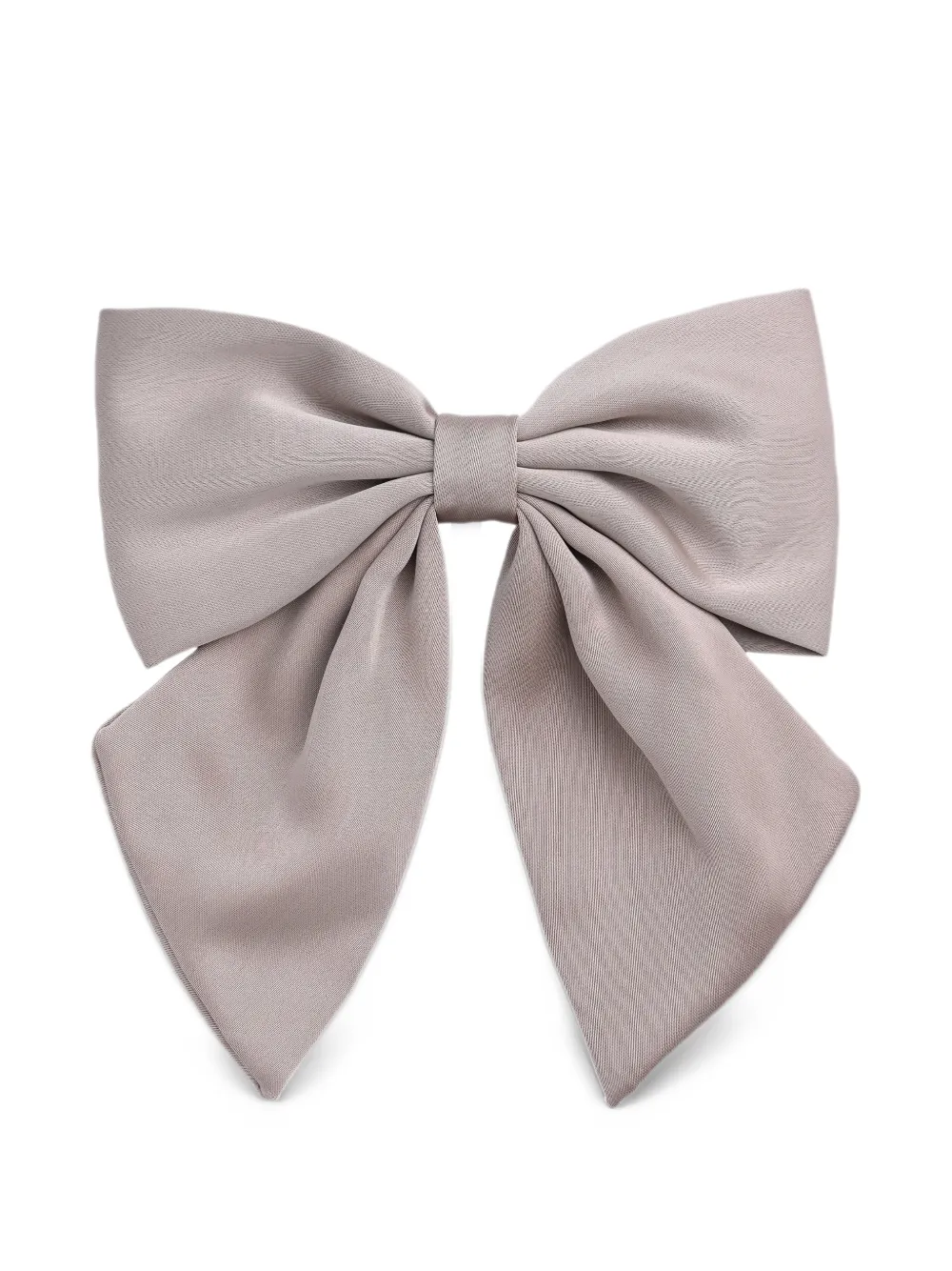 Tulleen oversized bow hair clip - Brown