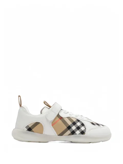 Burberry Kids Matrix Check sneakers