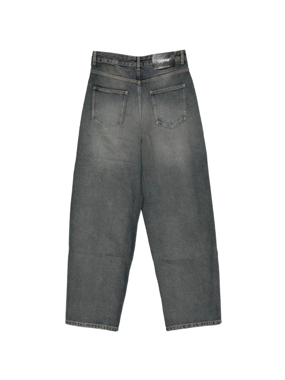 Off-White Jeans met ribfluwelen vlakken Blauw