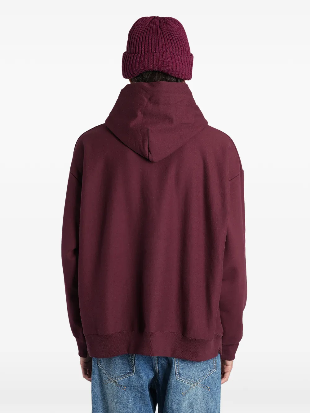 Maison MIHARA YASUHIRO French-terry hoodie Rood