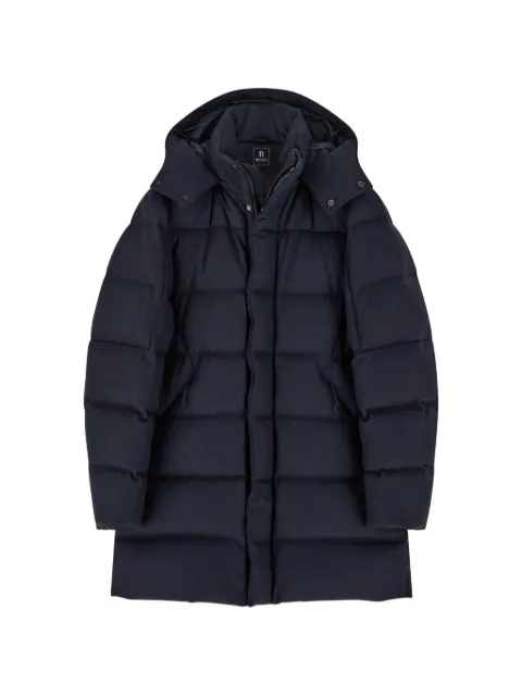 Boggi Milano parka padded wool blend with goose down