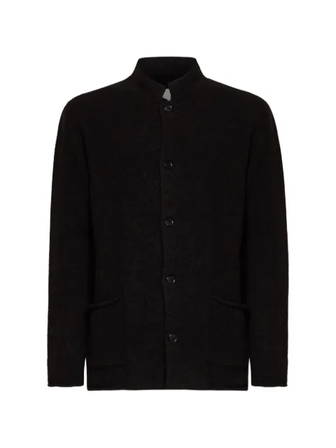 Roberto Collina button-up mandarin-collar jacket