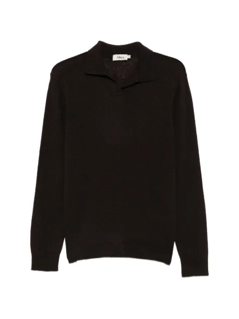 Altea fine-knit V-neck sweater