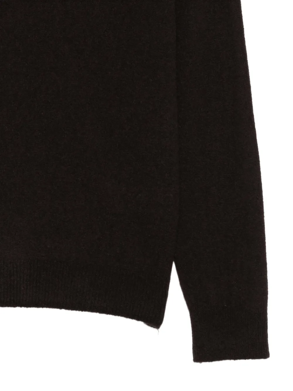 Altea fine-knit V-neck sweater Bruin