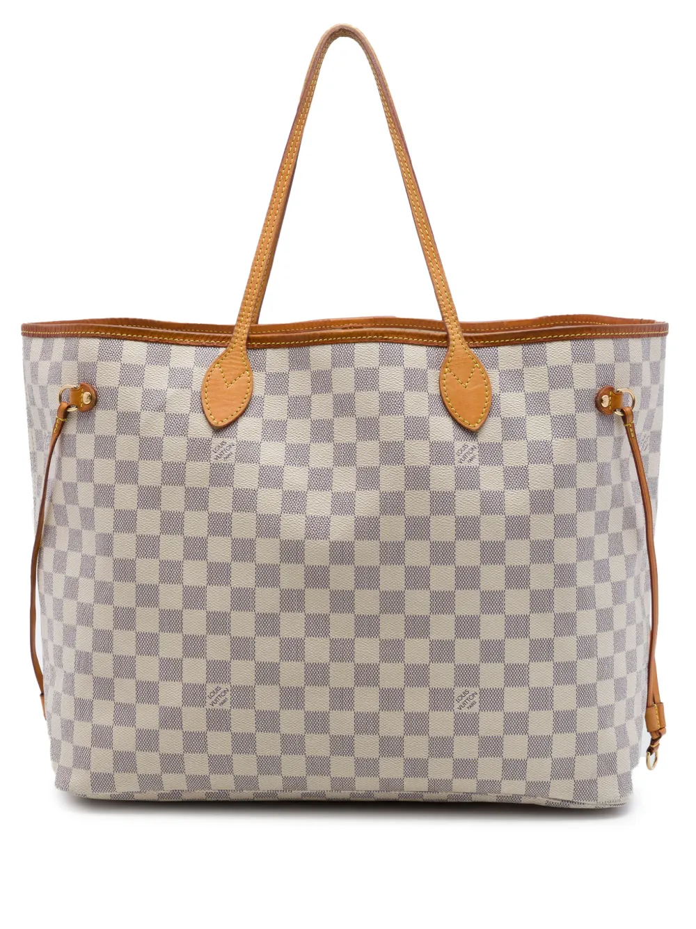 Louis Vuitton Pre-Owned 2011 Damier Azur Neverfull GM tote bag - Bianco