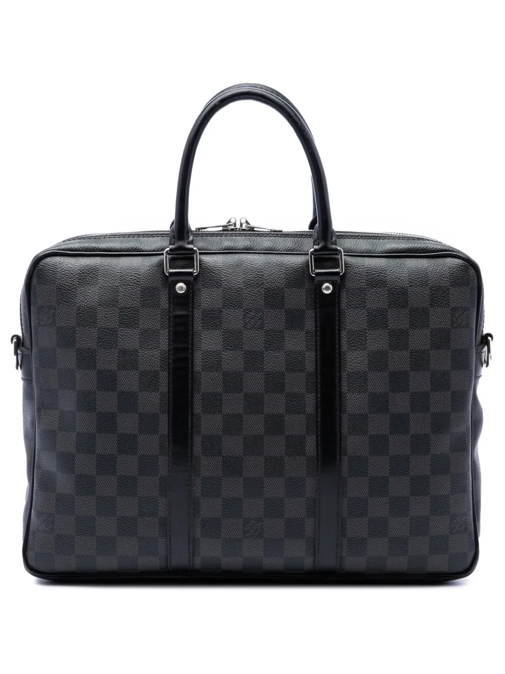 Louis Vuitton Pre-Owned 2017 Damier Graphite Porte Documents Voyage PM business bag - Nero