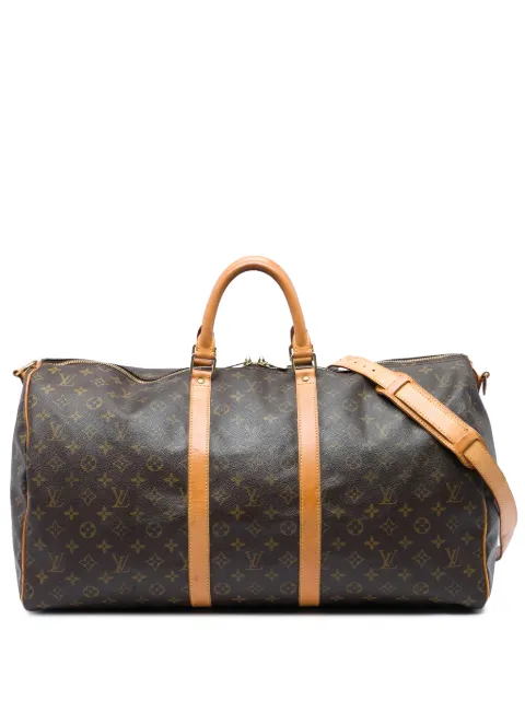 Louis Vuitton Pre-Owned 2001 Monogram Keepall Bandouliere 55 travel bag