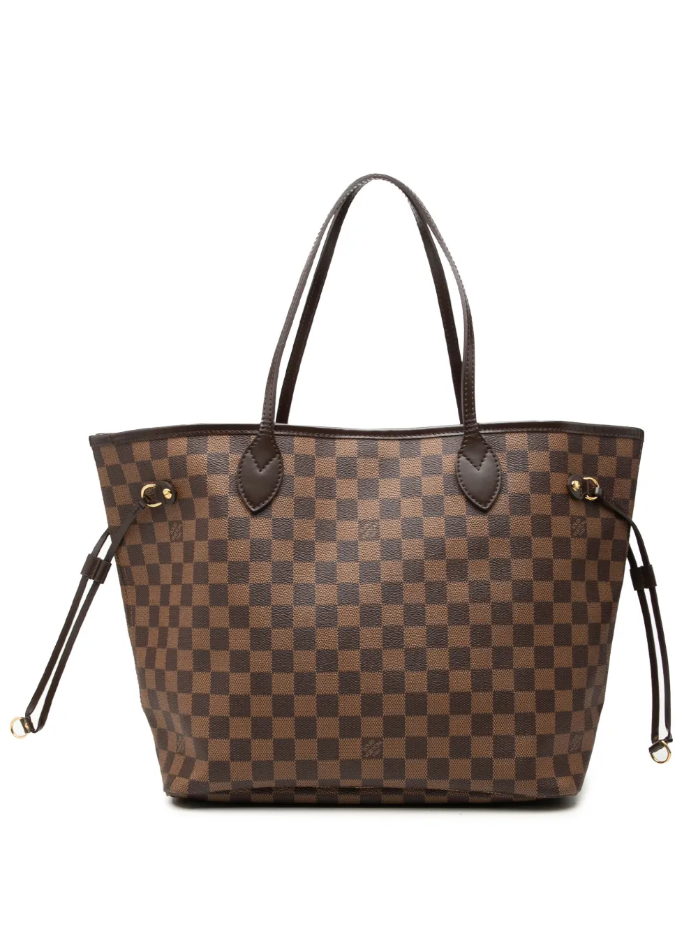 Louis Vuitton Pre-Owned 2012 Damier Ebene Neverfull MM tote bag - Brown