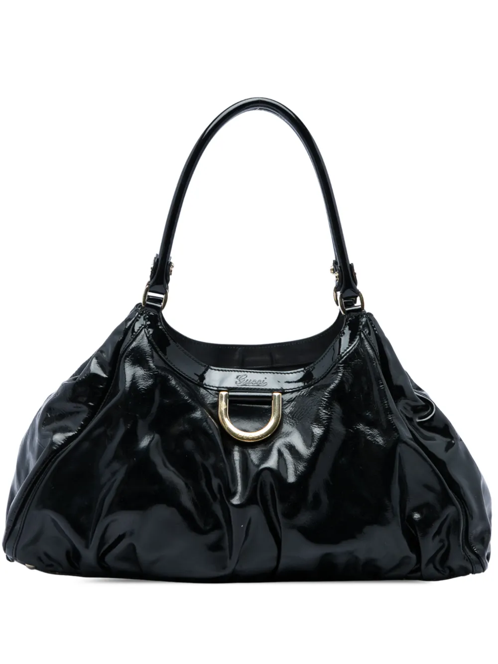 Gucci Pre-Owned 2016-2026 Patent Abbey D Ring shoulder bag - Schwarz
