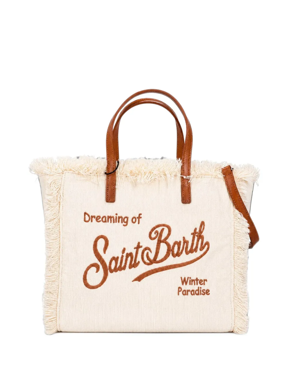 MC2 Saint Barth fringed-detail tote bag Beige