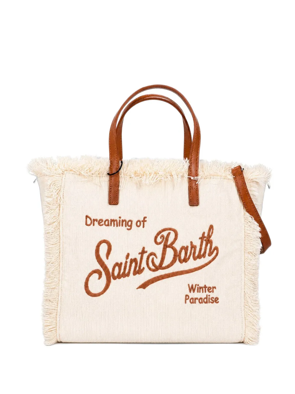 MC2 Saint Barth fringed-detail tote bag Beige