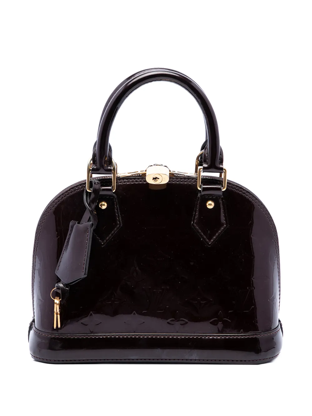 Louis Vuitton Pre-Owned 2013 Monogram Vernis Alma BB satchel - Viola