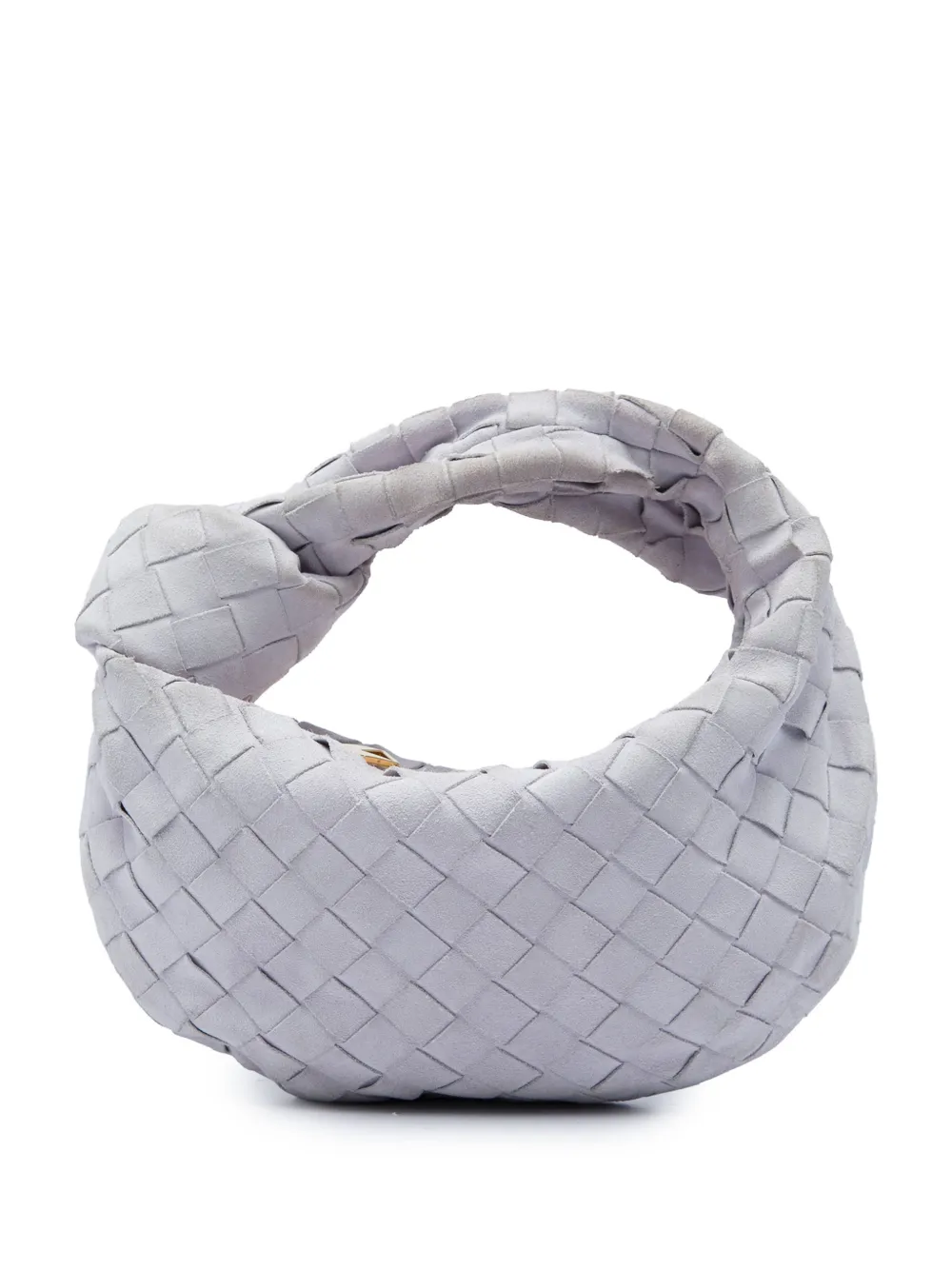 Bottega Veneta Pre-Owned 2012-2026 Mini Suede Intrecciato Jodie hobo bag - Violett