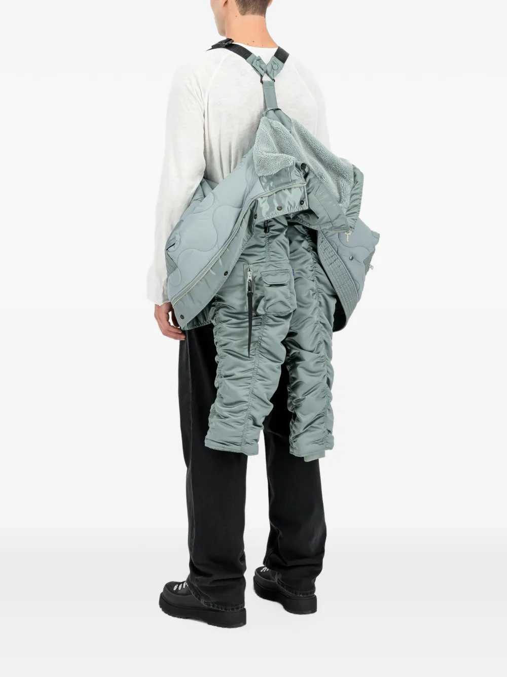 Alpha Industries N-2B Base UV bomber jacket Blauw