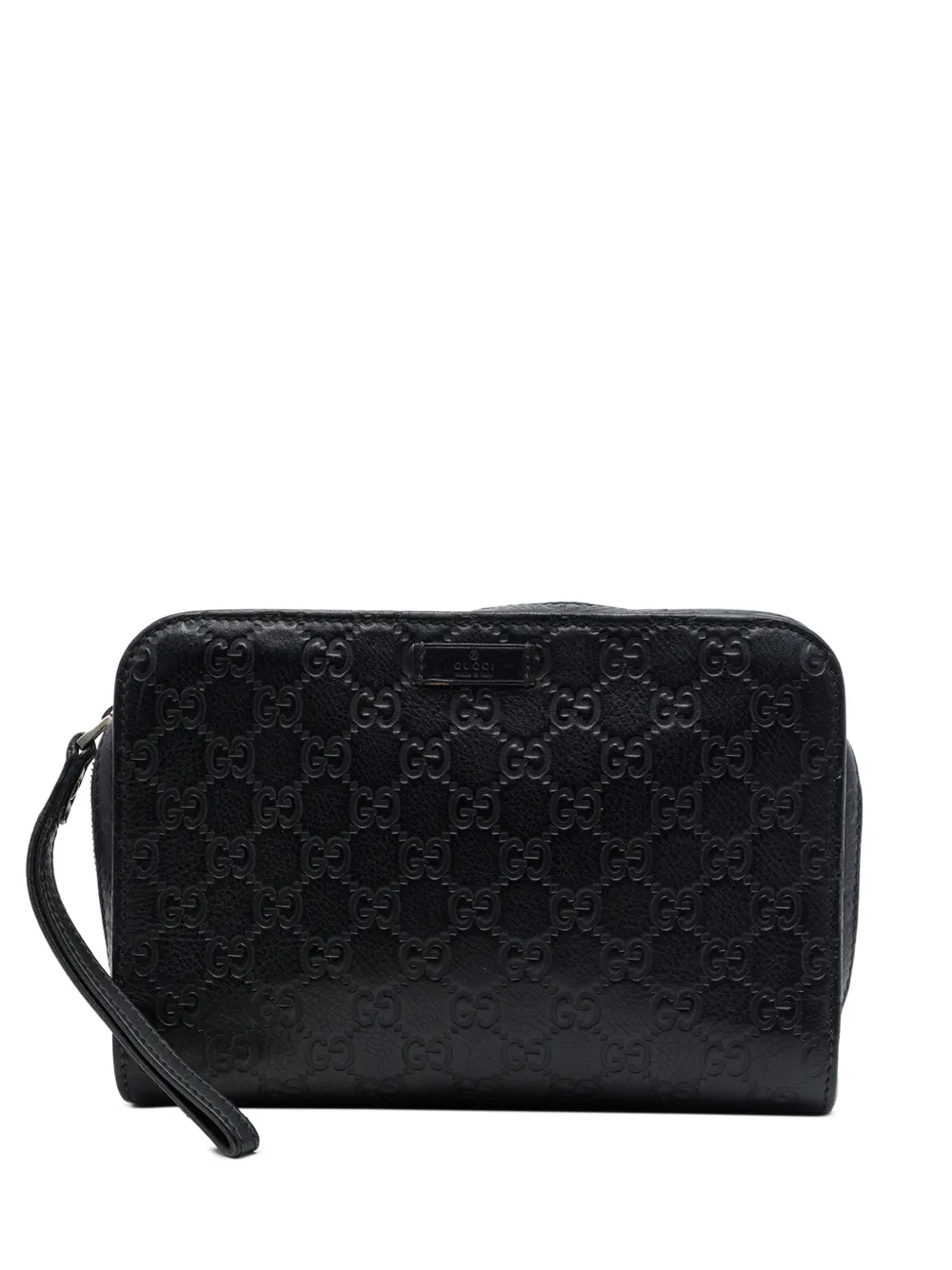 Gucci Pre-Owned 2016-2026 Guccissima clutch bag - Schwarz