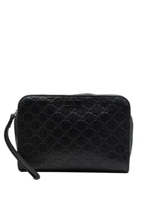Gucci Pre-Owned 2016-2026 Guccissima clutch bag