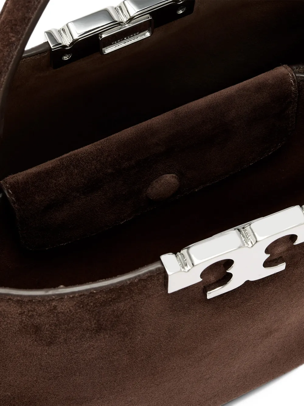 Tory Burch medium Eleanor suede satchel Bruin
