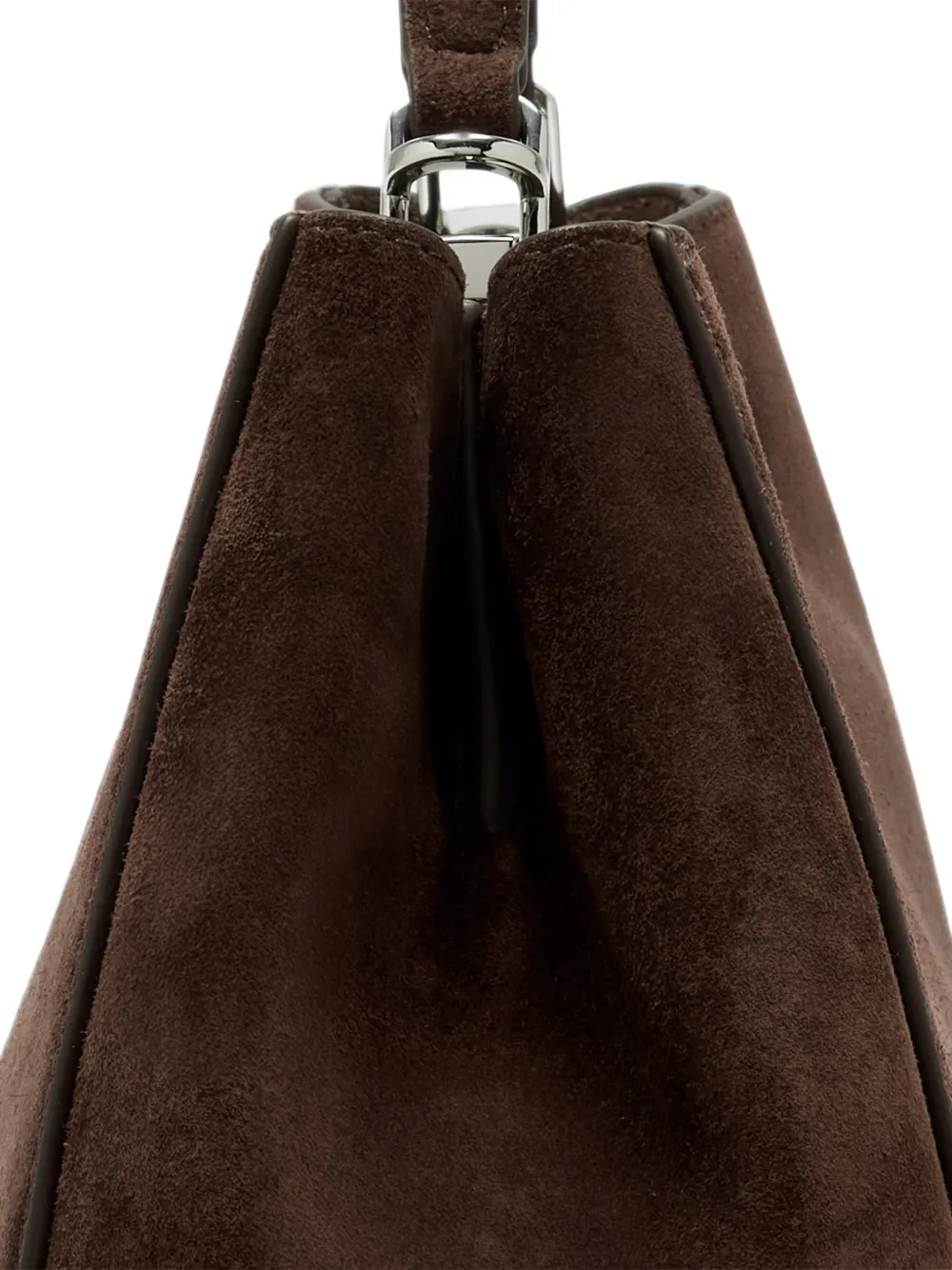 Tory Burch medium Eleanor suede satchel Bruin