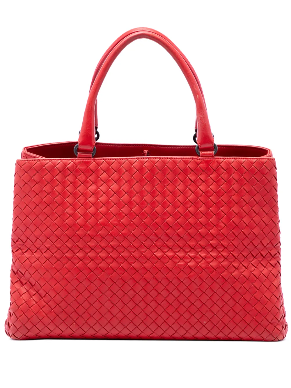 Bottega Veneta Pre-Owned 2012-2026 Nappa Intrecciato Milano tote bag - Rot