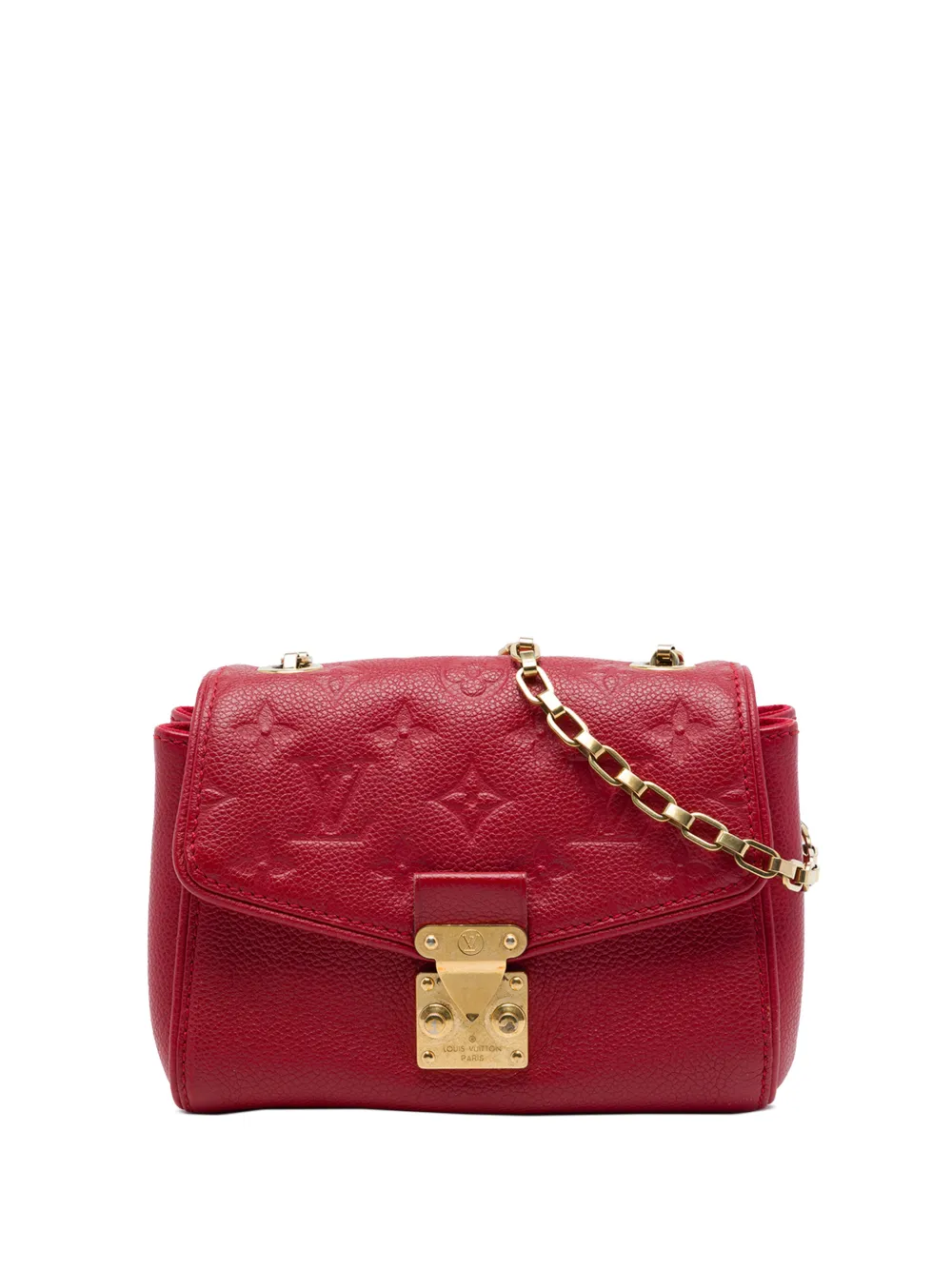 Louis Vuitton Pre-Owned 2015 Monogram Empreinte Saint Germain BB crossbody bag - Rosso