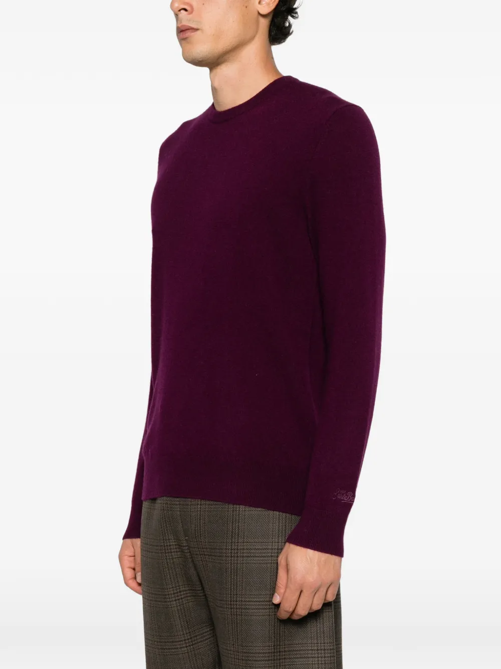 MC2 Saint Barth Regent crew-neck sweater Paars