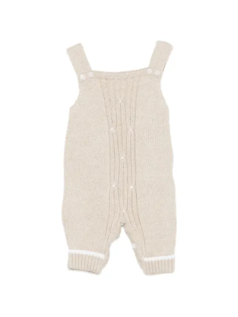 Bébé di Almy Jumpsuit mit Zopfmuster und Knopfleiste