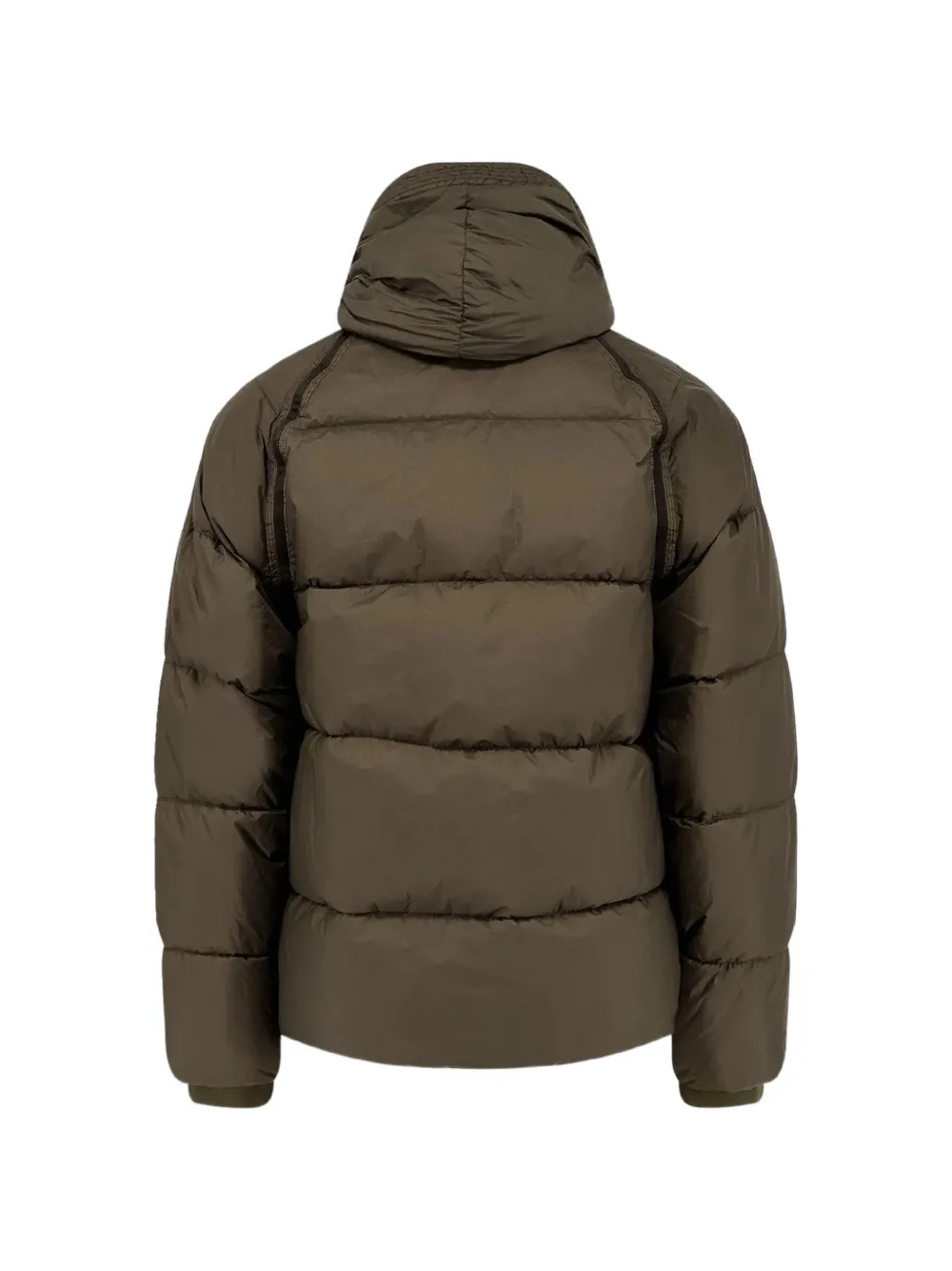 C.P. Company lens-detail quilted puffer jacket Groen
