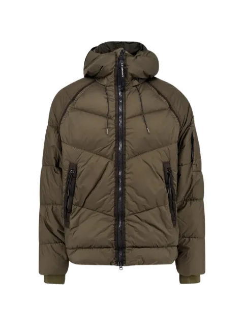 C.P. Company lens-detail quilted puffer jacket