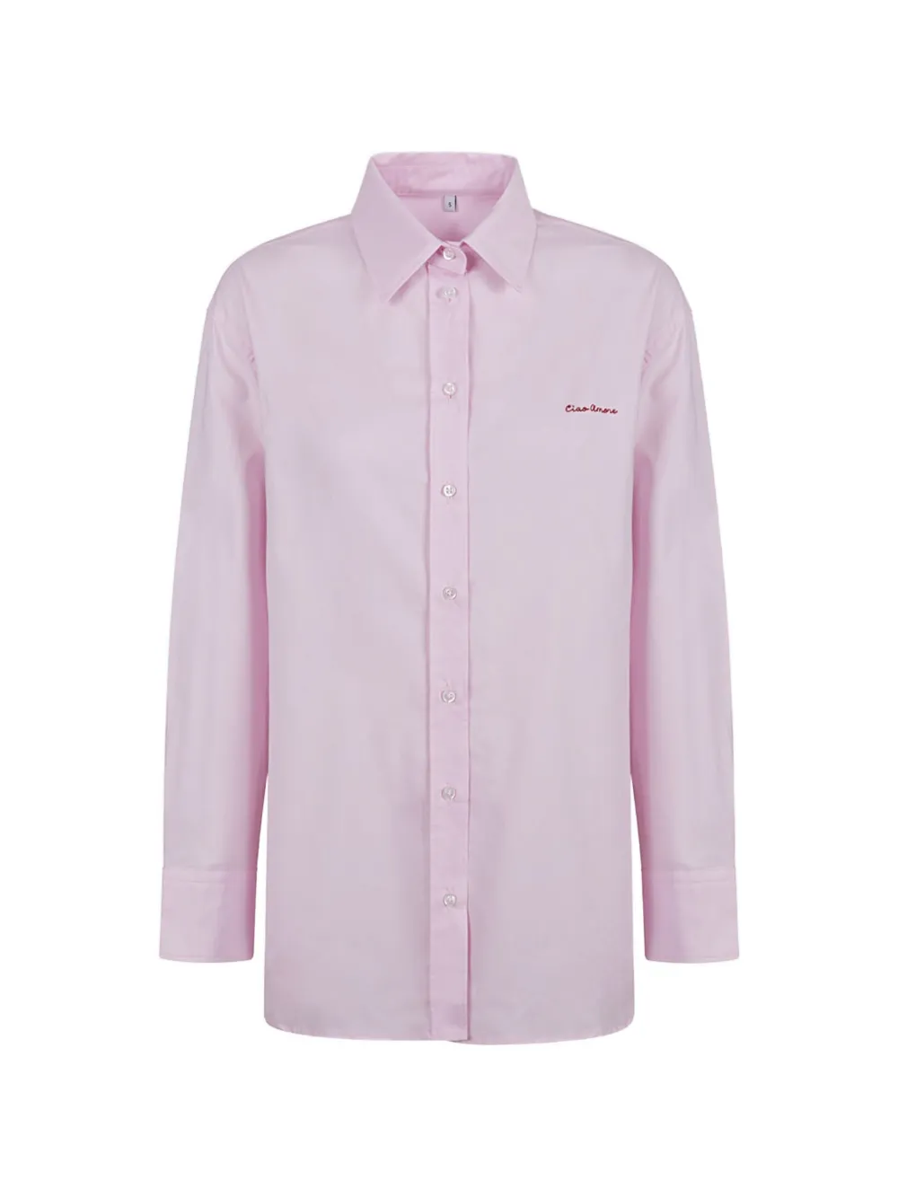 Giada Benincasa Ciao Amore Hemd mit Stickerei - Rosa